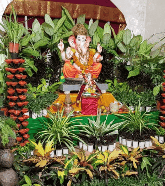 Ganpati Decoration Ideas at Home | Simple, Innovative & Homemade Decoration Ideas for Ganpati