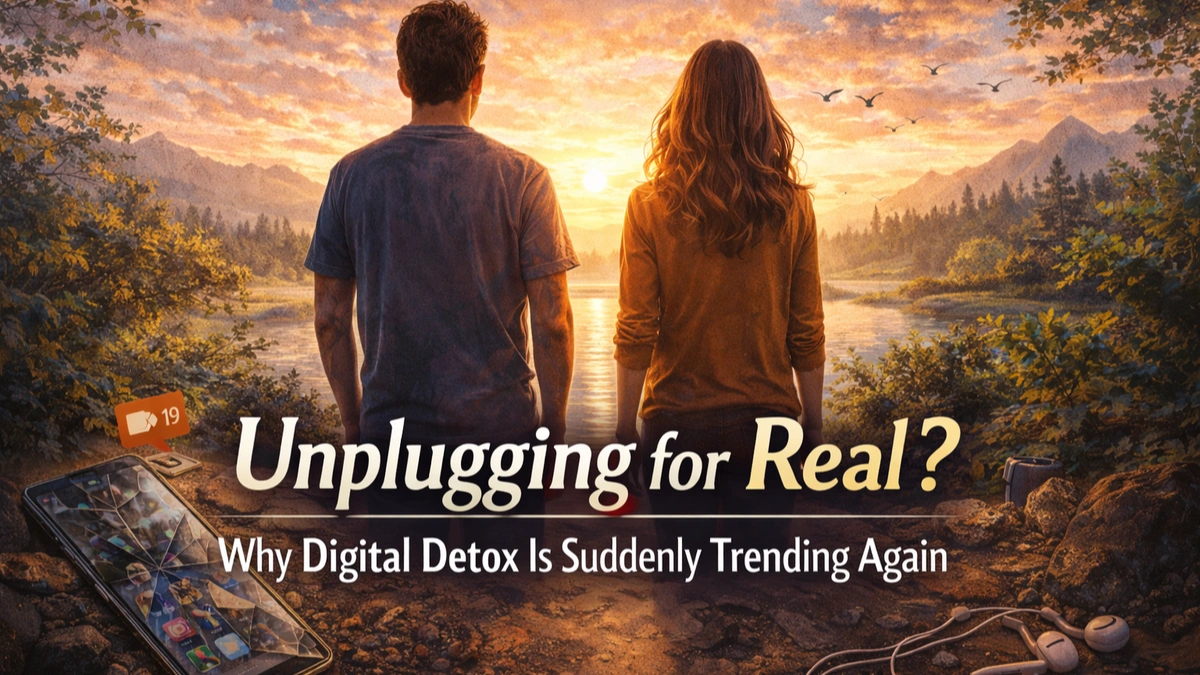 Digital detox trending again