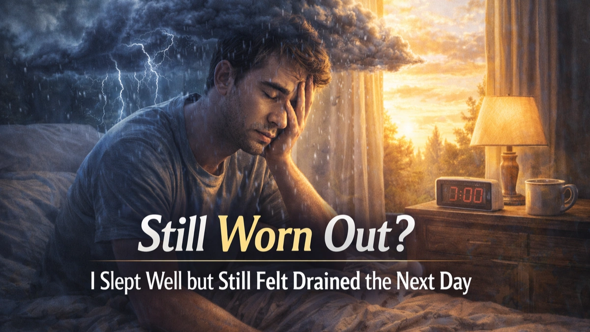 I Slept Well but Still Felt Drained the Next Day