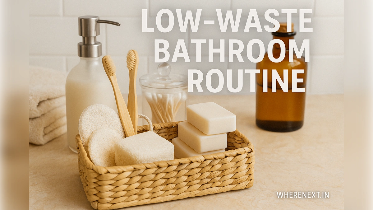 Low-Waste Bathroom Routine