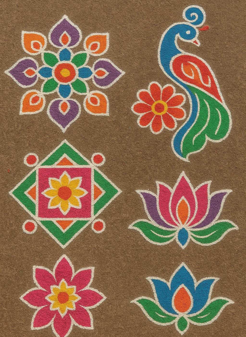 सणांसाठी अलीकडील ट्रेंडिंग रांगोळी डिझाइन्स